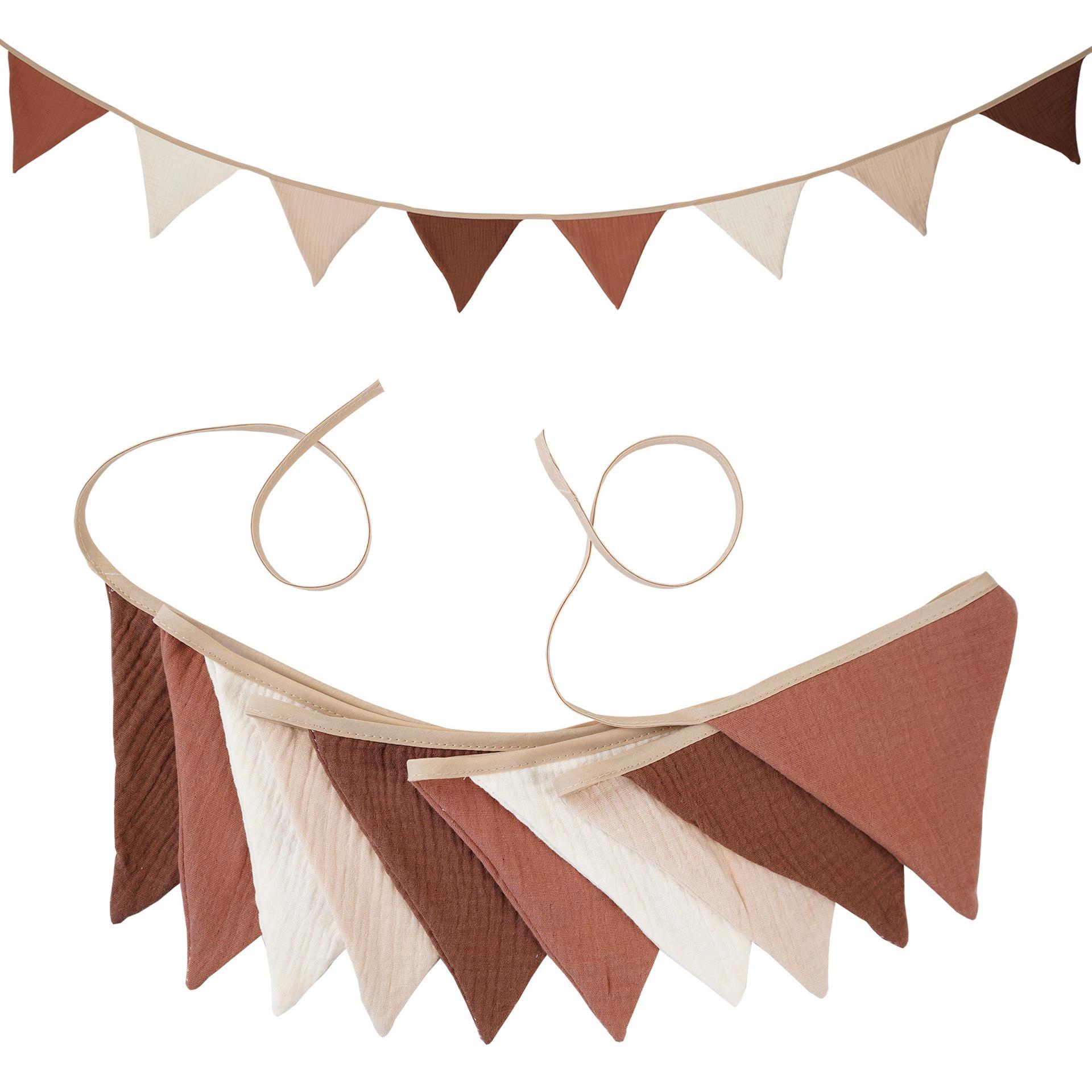 

2,6 м детская ткань флажки 10 треугольных вымпелов флаги декор для вечеринки баннер домашний детский душ карнавальная гирлянда