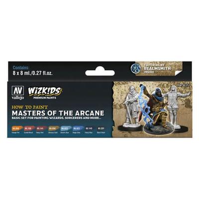 Sada prémiových barev Vallejo Wizkids (Arcane Masters)