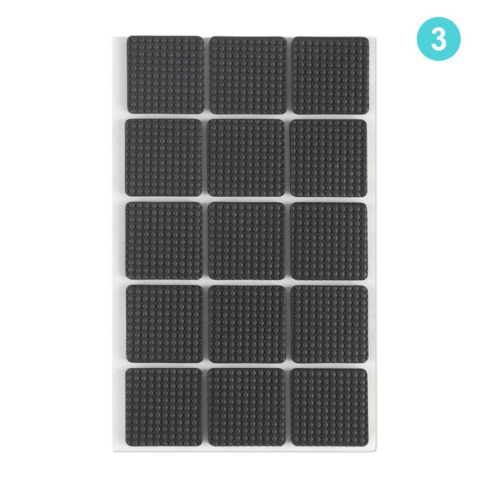 Self Adhesive Furniture Leg Anti Noisy Chair Table Foot Mat Non-slip Mat Bumper Cushion For Chair Table Floor Protector Hardware