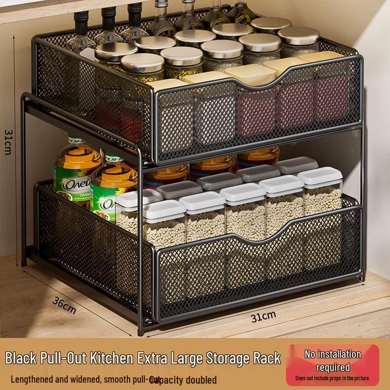 Ausziehbares Unterschrank-Aufbewahrungsregal