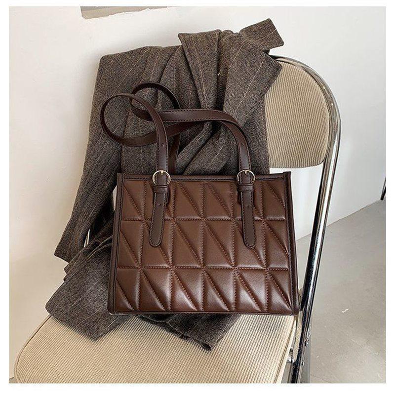 

2022 Trendy High-End Women s Shoulder Bag: Versatile, Fashionable, Celebrity-Inspired Style Standard кофейный