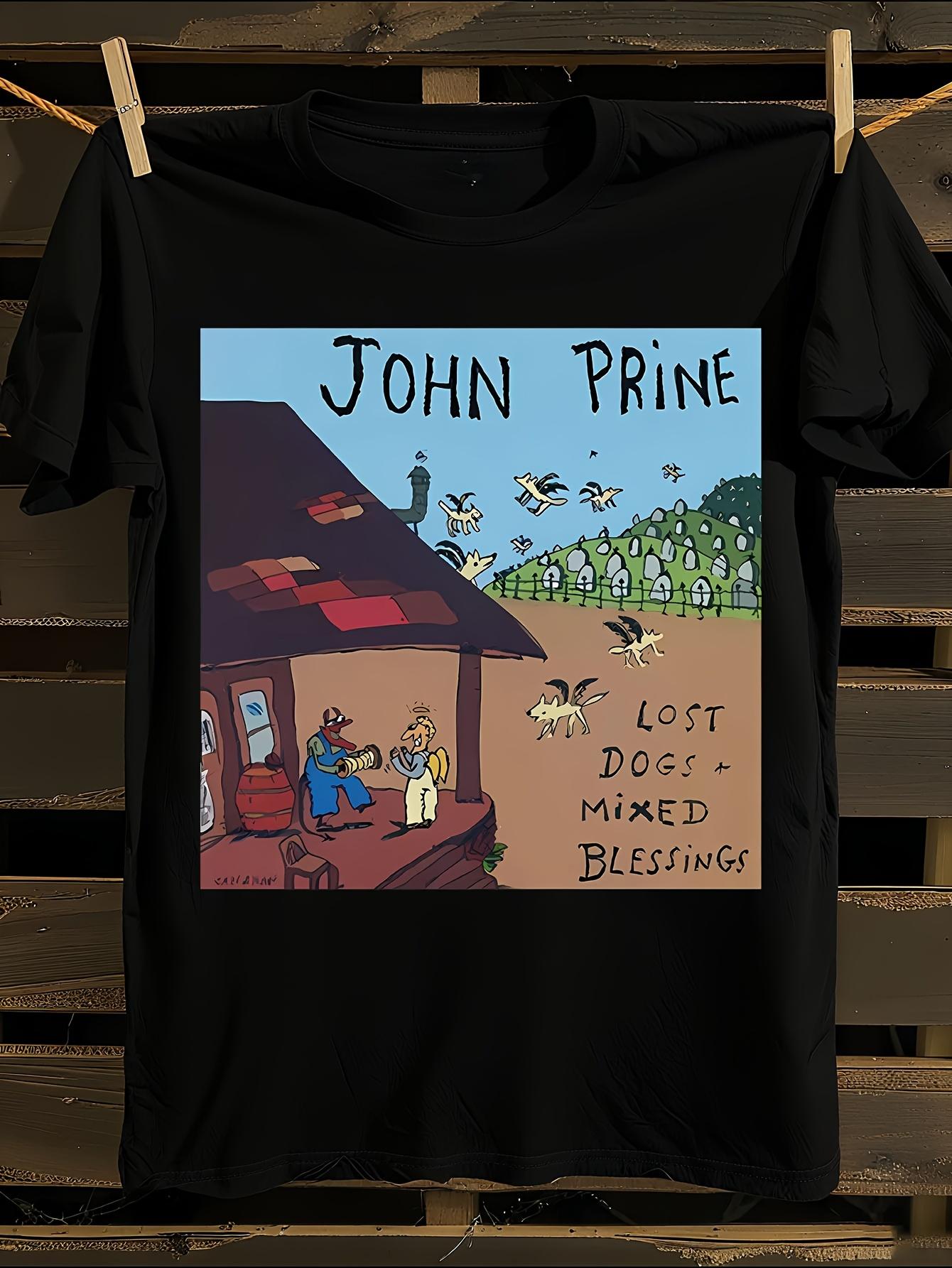 John Prine Lost Mornings Album Art T-shirt L