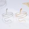 European and American Exaggerated Snake Bracelet Women's Retro Twisted Winding Alloy Animal Bracelet Arm Ring Personalized Cuff Women