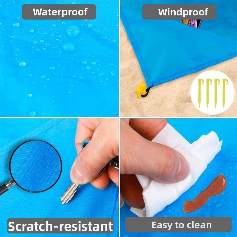 with Sack Picnic Mat Portable Foldable Waterproof Tent High Quality Pocket Mat Camping Hiking