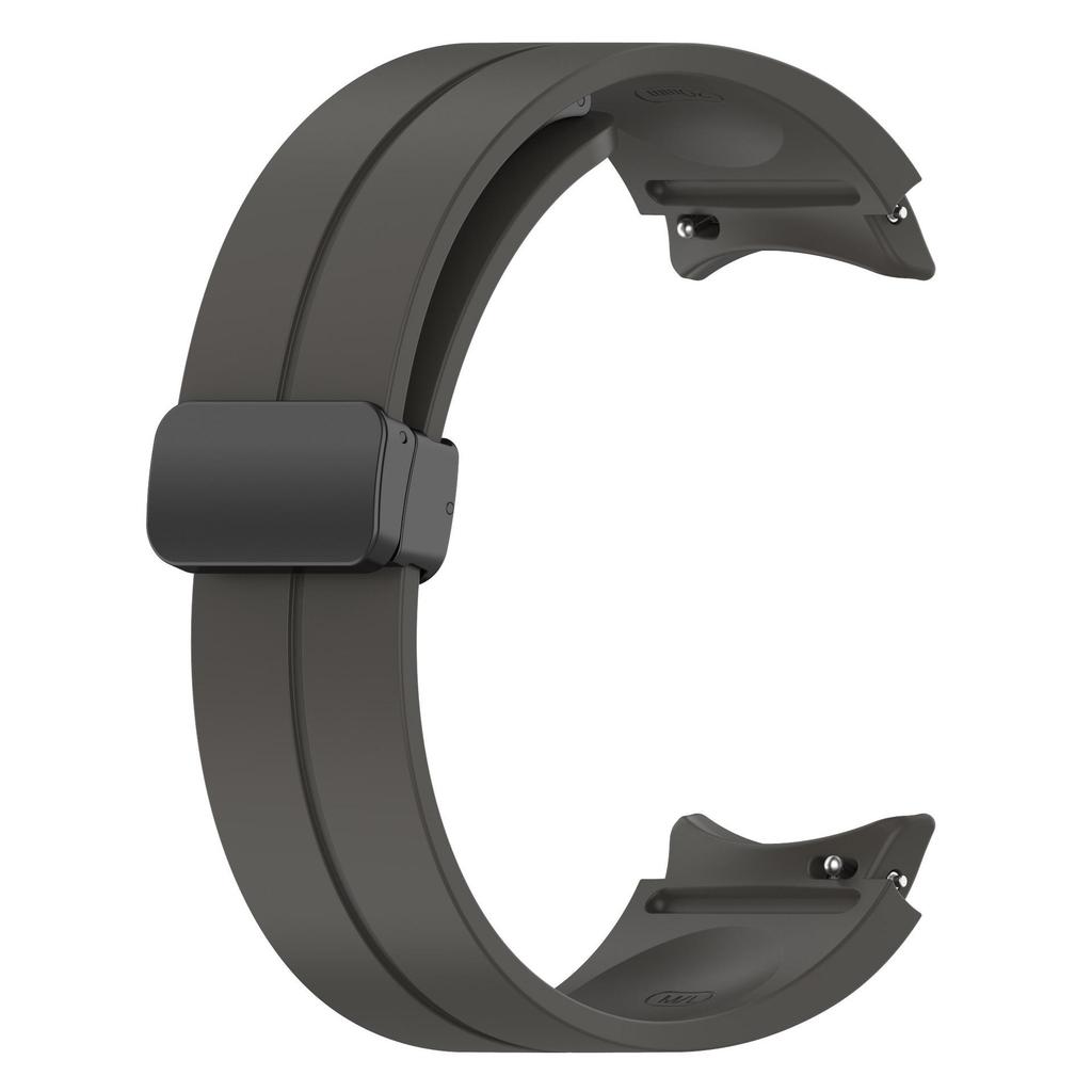 Silicone Strap with Folding Magnetic Buckle for Samsung Watch 4/5/6/Pro - In Stock