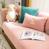 Lamb Plush Sofa Cushion Winter Warm Thickening Non-Slip Living Room Sofa Cover Cloth Universal Leather Sofa Recliner Cover