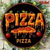 Vintage Pizza Metal Sign 8x8 Round Wall Art Bar Decor