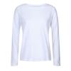 Shop   Women S Korean midSeaSon Modal Crewneck lS Plain Tee Purple Dai wSh260072