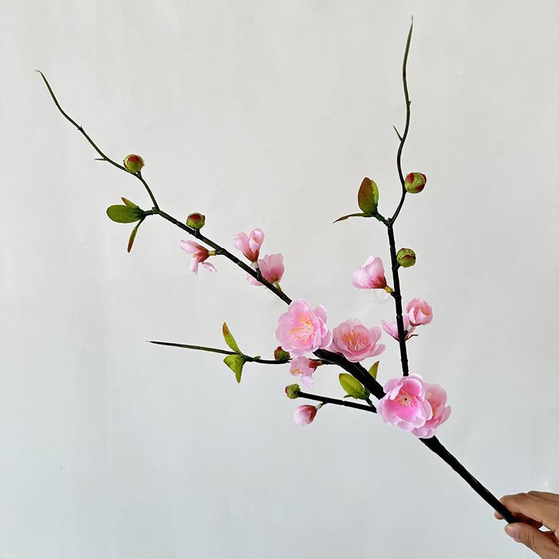 Flower Peach Artificial Blossom Wedding Hotel Restaurant Decoration Desktop