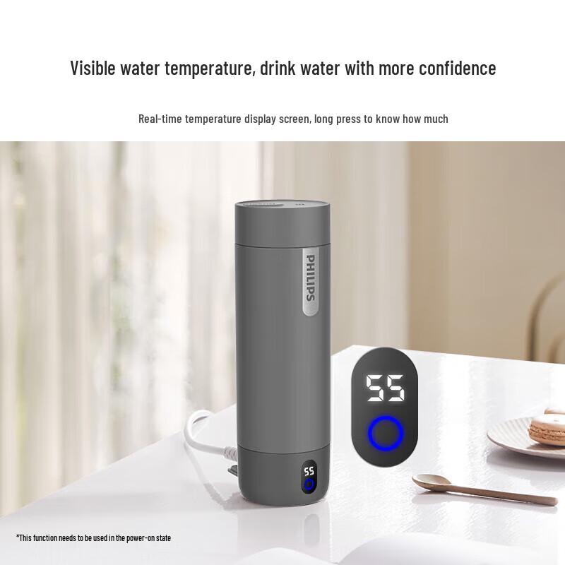 Philips Ceainic Electric Portabil de Călătorie și Termos