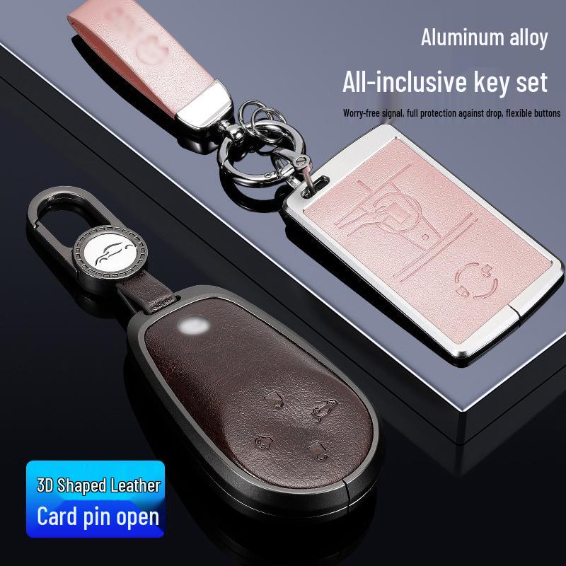 NIO ES6/ET7/ES8/ES7/EC6 Car Key Case - 2022 Model, Protective Shell with Buckle