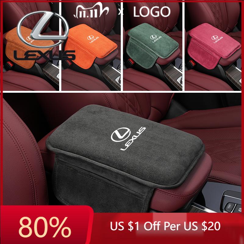 2026 Hot Interior Stickers Car Seat/Center Console Suede Armrest Mat Cover Accessories For Lexus IS250 IS200 CT200h GS300 LS430