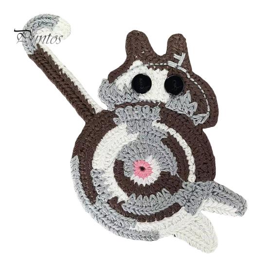 

Подставки под стаканы для напитков Подставки под кошачьи попы Подарки для любителей кошек Забавные плетеные креативные подставки Милая подставка под кофе Защитная накладка на столешницу для чашек и кружек коричневый/серый