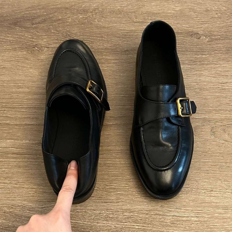 Fashion Retro Britsh Style Women's Loafers 2025 Spring Autumn Casual Fashion Slip On Round Toe Office Work Flat Shoes Zapatillas Mujer