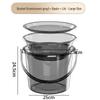 Thickened Transparent Plastic Outdoor Fishing Bucket