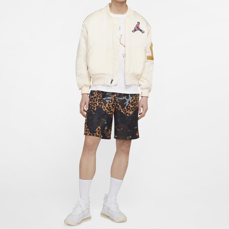 Jordan Baseball Collar Button-Down Jacket Men Outerwear Ivory CU1700-110