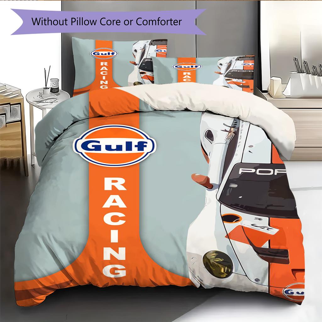 Cartoon Pattern Bedding Quilt Set Quilt Cover Pillowcase Home Decoration Birthday Gift (1 * duvet cover + 2 * pillowcase, without core)