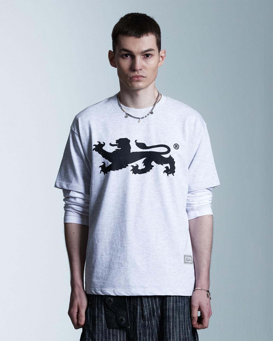 Ambition Vintage Ancient Graphic T-Shirt (Melange-White) Melange White/1(M)