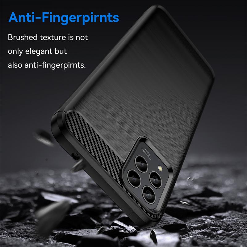 For T-Mobile REVVL 6 Pro 5G Case Silicone Carbon Fiber Back Cover T-Mobile REVVL 6X 6 Pro Case For T-Mobile REVVL 6 Pro 5G Case