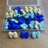 School Classroom Stationery Push Pins Push Pins Colorful Bowknot Design Bulletin Boards Wall Art Wall Mounting Tacks Set