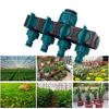 4 Way Hose Splitter, Hose Splitter for Garden 4 Way Shut Off Valve Plastic Hose Nozzles Water Tap Converter Connector