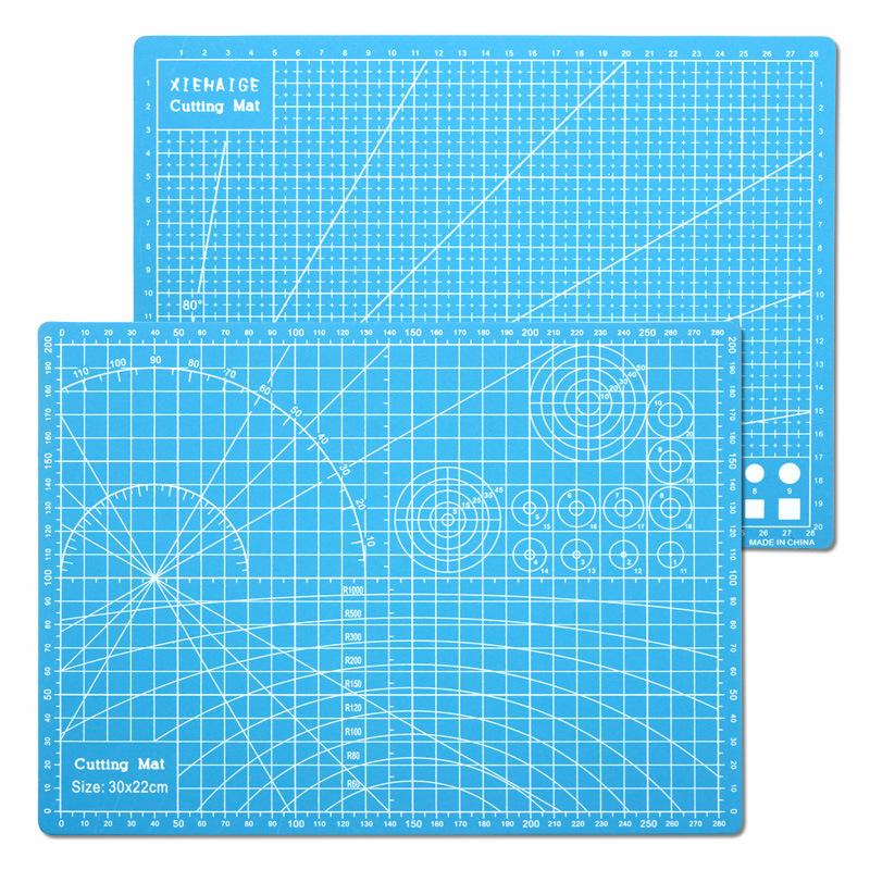 A4 Double-Sided Colored Cutting Mat for Paper, Engraving, Model Clay, and Rubber Stamps