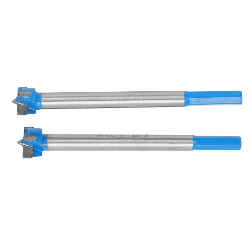 2PCS Extended Hole Opener with Hex Shank Slotting Milling Cutter Bit Woodworking Tool 16mm 18mm