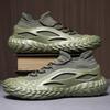 Fliegende gewebte Herrenschuhe Frühling atmungsaktiv Slipper Freizeitschuhe vielseitig Outdoor Herren Freizeitschuhe