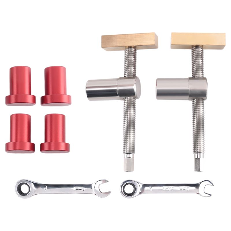 Feb.Woodworking Bench Dog Clamps With Bench Dog Stop Sets, Clip Clamp Fixture Vise Benches Joinery Carpenter Tools
