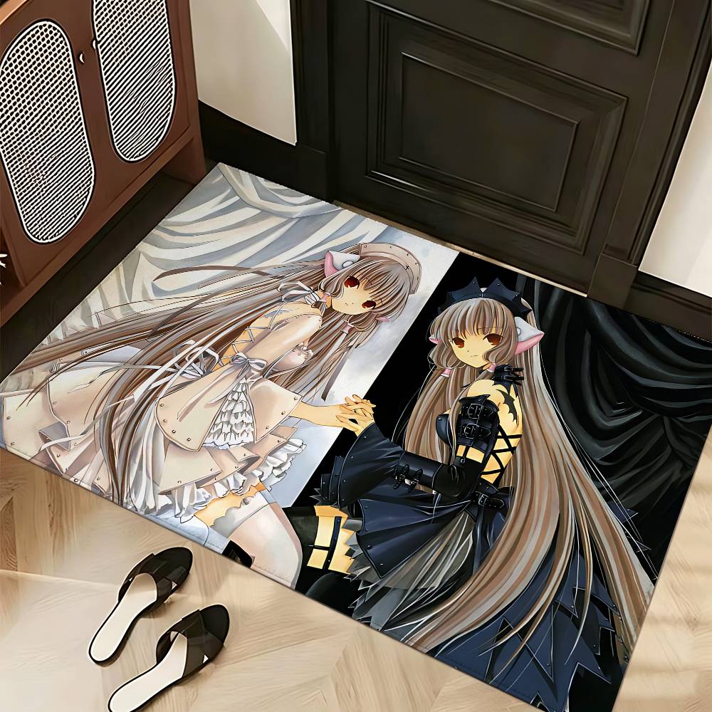 Anime C-chobits Carpet Bathroom Anti-slip Mat Door Mat Home Decoration Mat Entrance Door Mat Scratch-resistant Door Mat