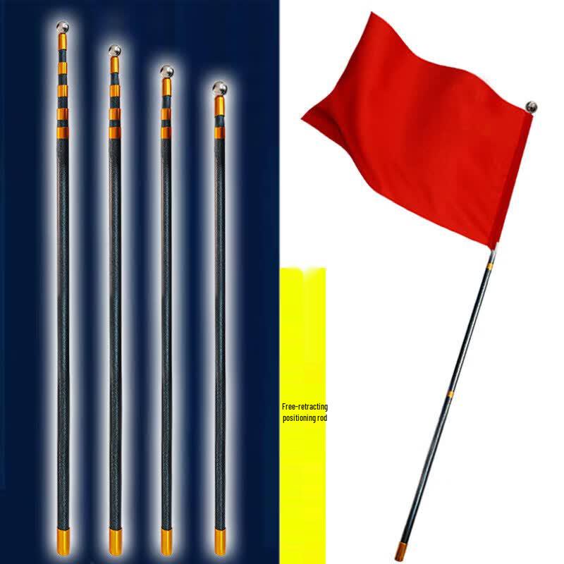 JINGGENG Fiberglass Telescopic Outdoor Flagpole
