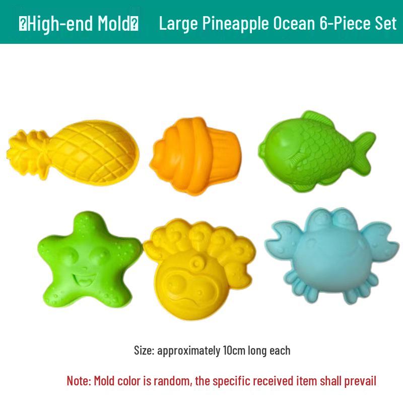 Handmade Colored Playdough Set for Kids with Molds and DIY Tools