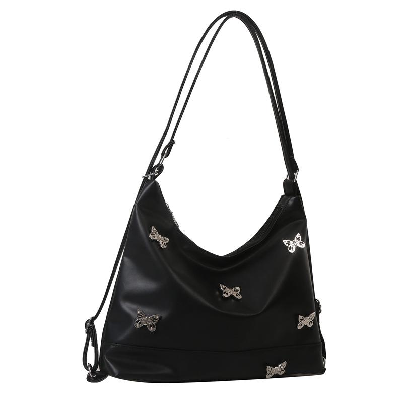 Women Butterfly Element Simple Urban Daily Commute Single Shoulder Tote Bag