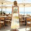 Sleeveless Maxi Dress for Women,Gradient Casual Vacation Dress Lightweight & Breathable,Versatile for Daily,Home & Outdoor Wear