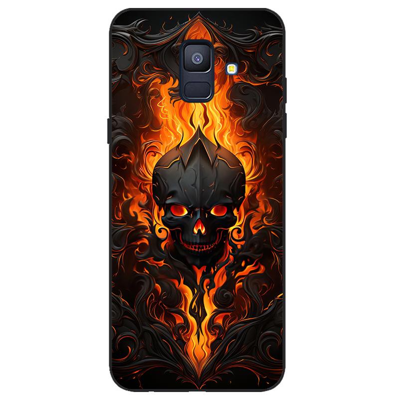 For Samsung Galaxy A6 2018 Silicone Case SIM SM A600 A600F Phone Case Tpu Case Coque Samsung Galaxy A62018 black
