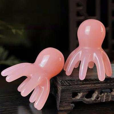 Octopus Octopus Head Treatment Meridian Dredging Device Massage Comb Hair, Skin Tendons, Acupoints Scraping Comb Massage Head