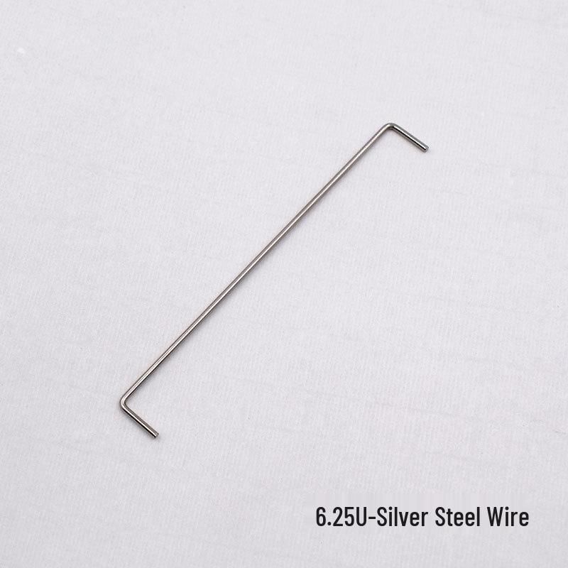 Gold-Plated Mechanical Keyboard Satellite Axis, Steel Plate PCB Accessory, Silver-Plated, 6.25U/7U.