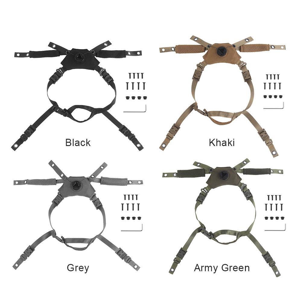 Helmet Suspension System Nylon Helmet Suspension Lanyard Adjustable for Wendy Helmet Accessories