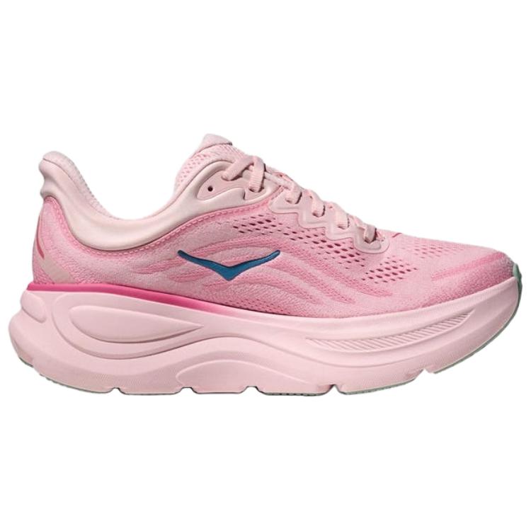 HOKA ONE ONE Bondi 9 Wide Comfortable Versatile Durable Breathable Long Distance Running Shoes Women sneaker Pink 1162014-RSTP
