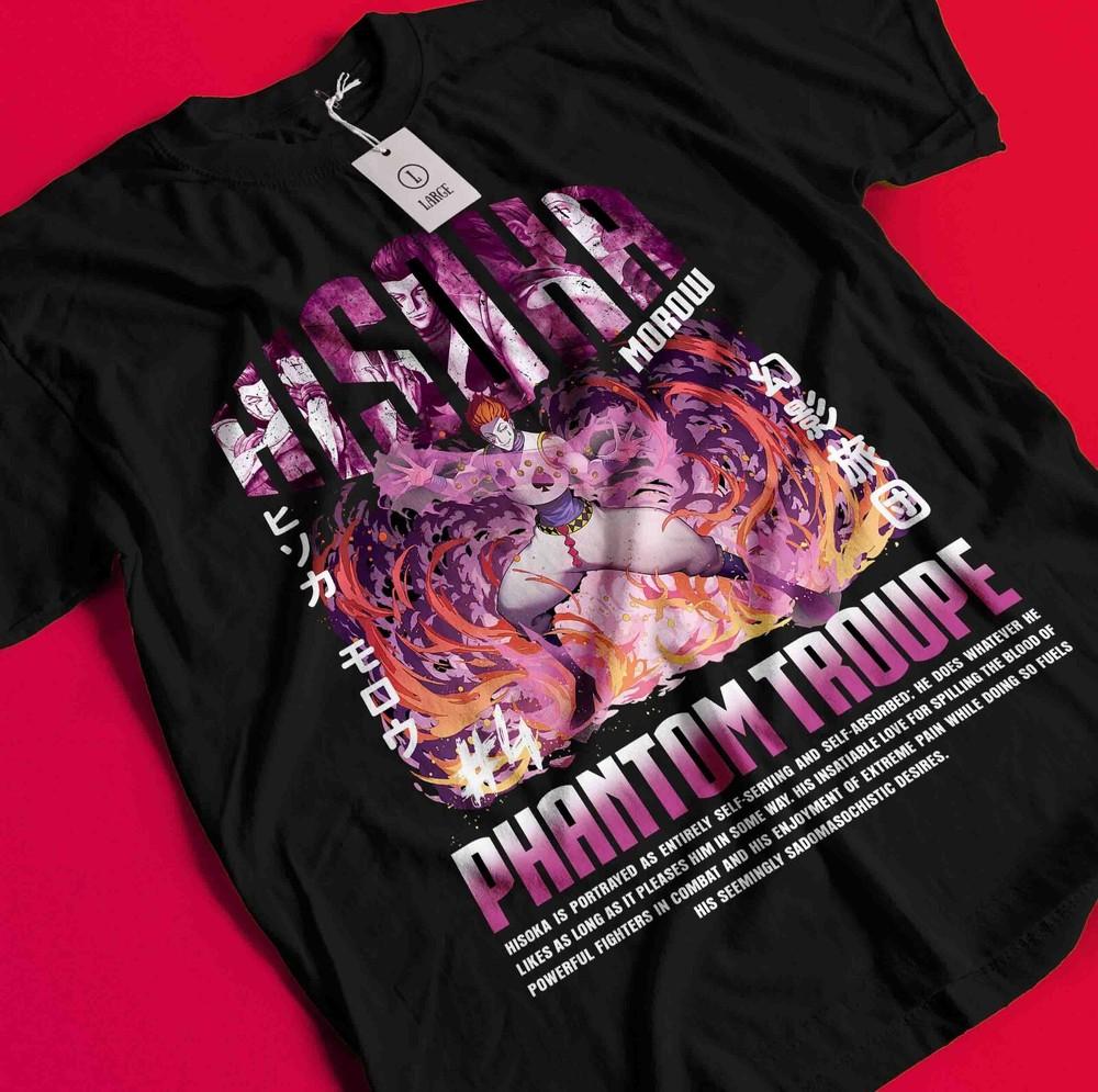 

Hisoka Shirt Hunter X Hunter Manga Strip HXH Anime Unisex shirt T-Shirt All Size BB441 3XL