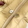 Down Bag Cotton Clothing Women's Bag Simple Cotton Space Bag Tote Bag Soft Checkered Handbag Shoulder Bag