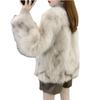 Imitation fox hair light imitation fur new women's short hair thickened coat winter