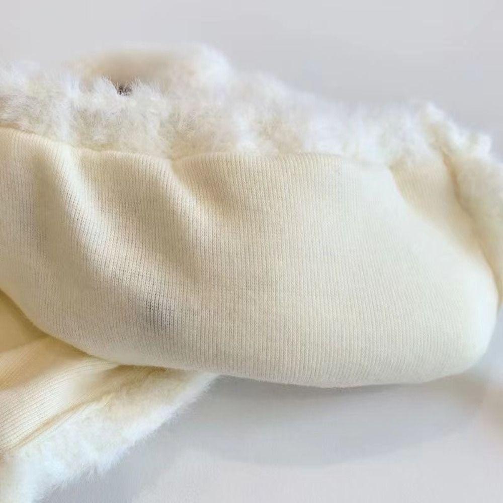 Korea Style Winter Plush Baby Bunny Hat Cartoon Ears Soft Baby Bonnet Cap  Kids Toddler