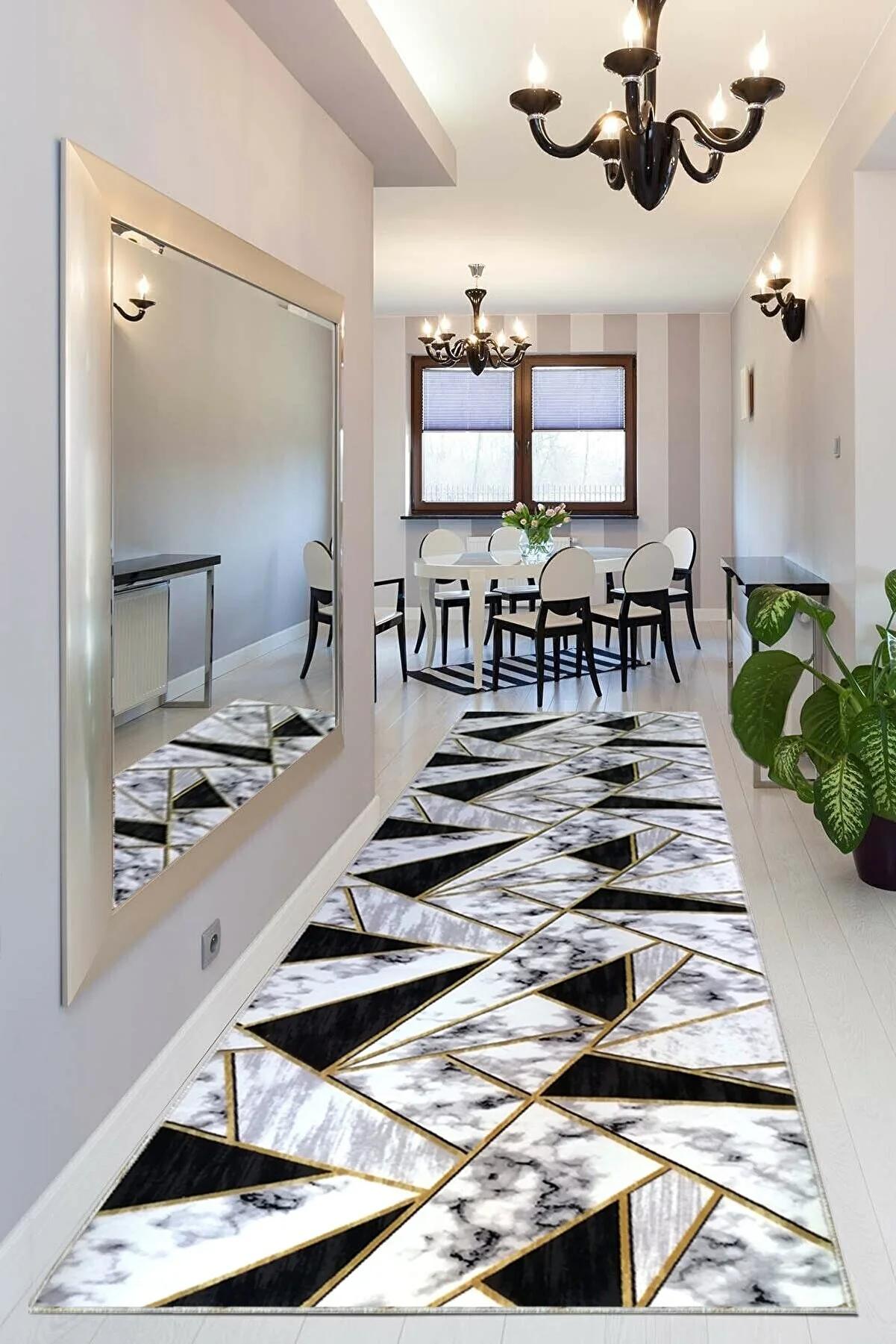 

EPeddler Home Современный узор с цифровой печатью Моющаяся нескользящая кожаная основа Новое поколение ковров для гостиной, кухни, прихожей и напольного коврика