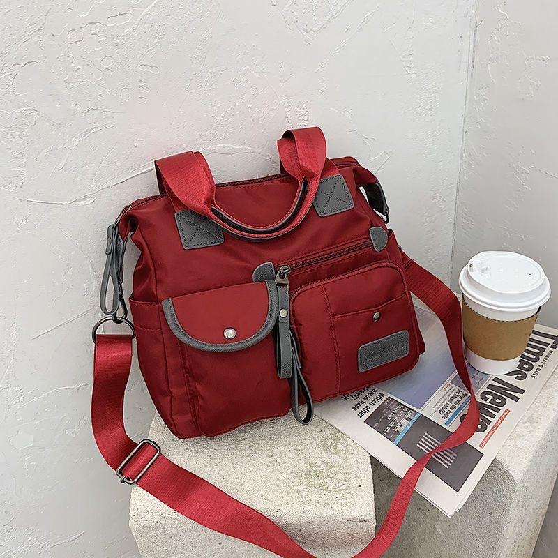 Women's Shoulder Bag Versatile Waterproof Oxford Cloth Commuting Bag Large Capacity Handbag Fashionable Crossbody Bag Multifunctional Mommy Bag