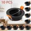 JOYINLED 10 Pcs LED Recessed Ceiling Spot Lamp Replaceable Round LED Downlight for Living Room Bedroom Balcony Lighting