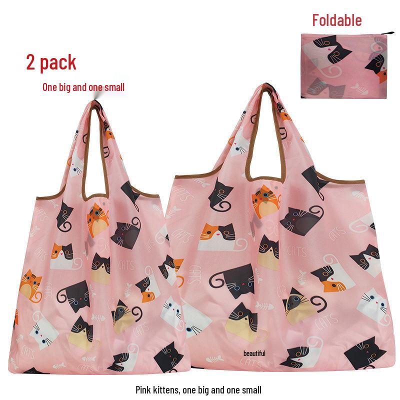 Geantă Tote Ecologică Pliabilă din Pânză Oxford - Mare, Portabilă, Impermeabilă pentru Cumpărături