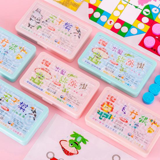 Kids Chess Game Brain Teaser Bead Balance Maze Board Game Kids Adults Portable Travel Educational Chess Strategy Game