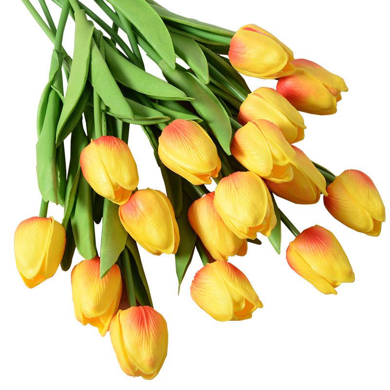 Realistic Artificial Plant Tulipa Gesneriana For Display And Event Decoration
