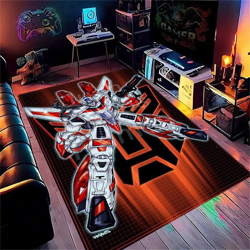 Cartoon T-Transformers Autobots 3D Bathroom Absorbent Rugs Anti-Slip Mat Home Decor Supplies Carpet Home Kitchen Floor Mats